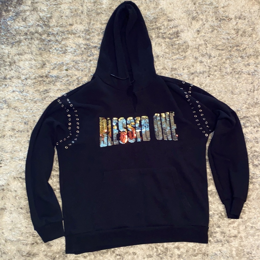 Black hoodie